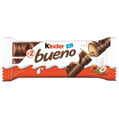 Vaflinis batonėlis Kinder Bueno, 30x43g цена и информация | Сладости | pigu.lt