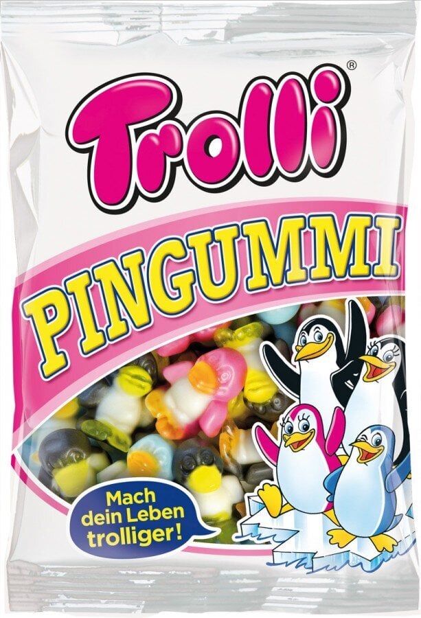 Guminukai Trolli Pingvinai, 9 x 175g kaina ir informacija | Saldumynai | pigu.lt