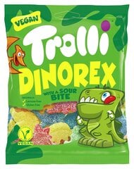 Динозавры с липлыми кислотами Trolli, 100 г, 12 пакетов цена и информация | Сладости | pigu.lt