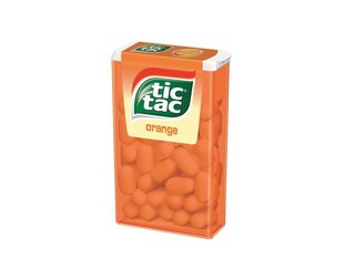 Apelsinų skonio saldainiai Tic Tac, 24x18g цена и информация | Сладости | pigu.lt
