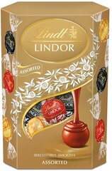 Įvairių rūšių šokolado rutuliukų rinkinys Lindt Lindor, 4x200g цена и информация | Сладости | pigu.lt