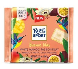 Ritter Sports White Chocolate с манго и пассифлорами, 100G, 12 упаковочных наборов цена и информация | Сладости | pigu.lt