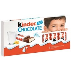 Šokoladas Kinder, 10x100g kaina ir informacija | Saldumynai | pigu.lt