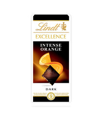 Lindt Excellence Dark Chocolate с апельсинами, 100 г, 10 упаковок цена и информация | Сладости | pigu.lt