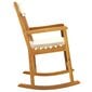 vidaXL Supama kėdė su pagalvėlėmis, akacijos medienos masyvas kaina ir informacija | Svetainės foteliai | pigu.lt