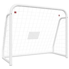 Futbolo vartai vidaXL, 125x96x60 cm цена и информация | Футбольные ворота и сетки | pigu.lt