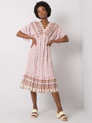 Suknelė moterims Italy Moda, smėlio spalvos kaina ir informacija | Suknelės | pigu.lt