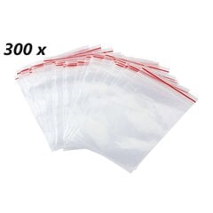 300 шт. Пакеты Zip Lock с застежкой 70 x 100 mm 45 my цена и информация | Посуда для хранения еды | pigu.lt