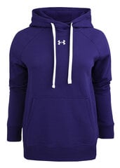 Džemperis moterims Under Armour Rival Fleece Hb Hoodie 1356317 468, mėlynas цена и информация | Женские толстовки | pigu.lt