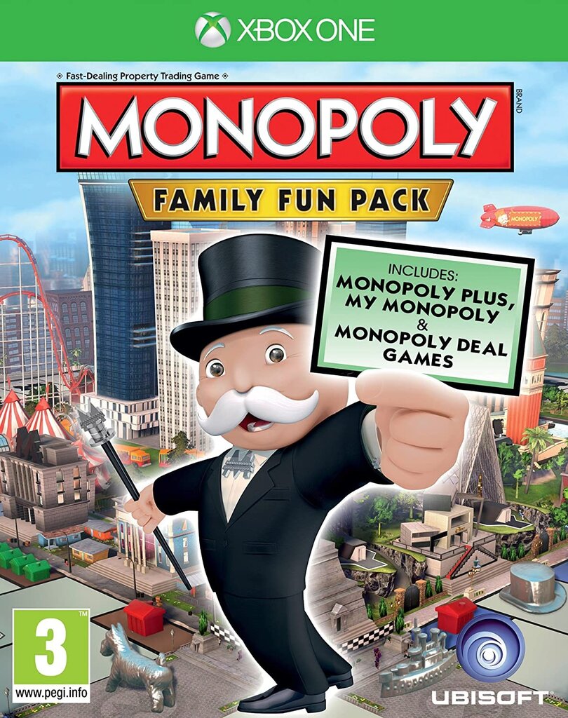 Компьютерная игра Компьютерная игра One Monopoly Family Fun Pack для Xbox  цена | pigu.lt