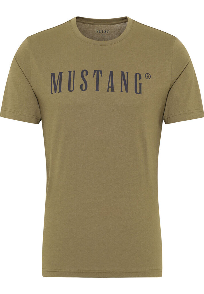 Mustang vyriški marškinėliai, tamsiai žali цена и информация | Vyriški marškinėliai | pigu.lt