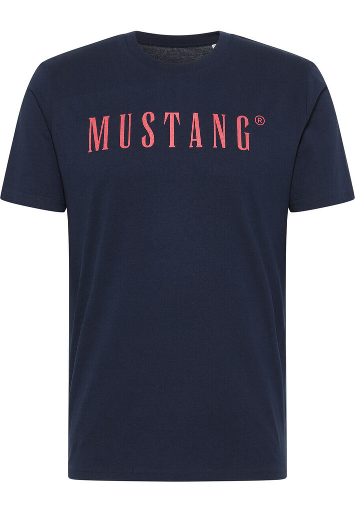Mustang vyriški marškinėliai, tamsiai mėlyni kaina ir informacija | Vyriški marškinėliai | pigu.lt