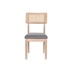 Обеденный стул DKD Home Decor Ель полиэстер Темно-серый (46 x 53 x 90 cm) цена и информация | Стулья для кухни и столовой | pigu.lt