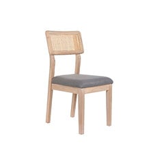 Обеденный стул DKD Home Decor Ель полиэстер Темно-серый (46 x 53 x 90 cm) цена и информация | Стулья для кухни и столовой | pigu.lt