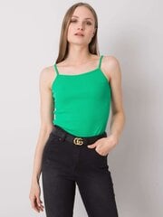 Женская блуза с декоративными рукавами RUE PARIS, темно-зеленая  цена и информация | Женские блузки, рубашки | pigu.lt