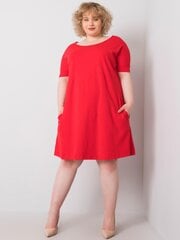 Suknelė moterims Basic Feel Good, raudona kaina ir informacija | Suknelės | pigu.lt