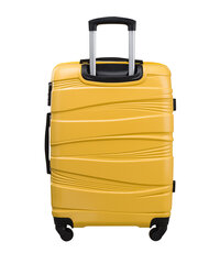 Vidutinis lagaminas Puccini ABS020, M, geltonas kaina ir informacija | Lagaminai, kelioniniai krepšiai | pigu.lt