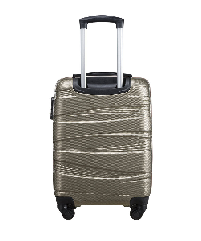 Mažas lagaminas Puccini ABS020, S, auksinis kaina ir informacija | Lagaminai, kelioniniai krepšiai | pigu.lt