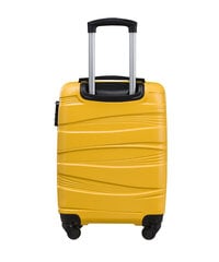 Mažas lagaminas Puccini ABS020, S, geltonas kaina ir informacija | Lagaminai, kelioniniai krepšiai | pigu.lt