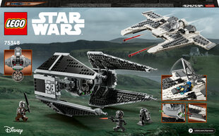 75348 LEGO® Star Wars Mandaloriečių Fang Fighter prieš TIE Interceptor™ kaina ir informacija | Konstruktoriai ir kaladėlės | pigu.lt