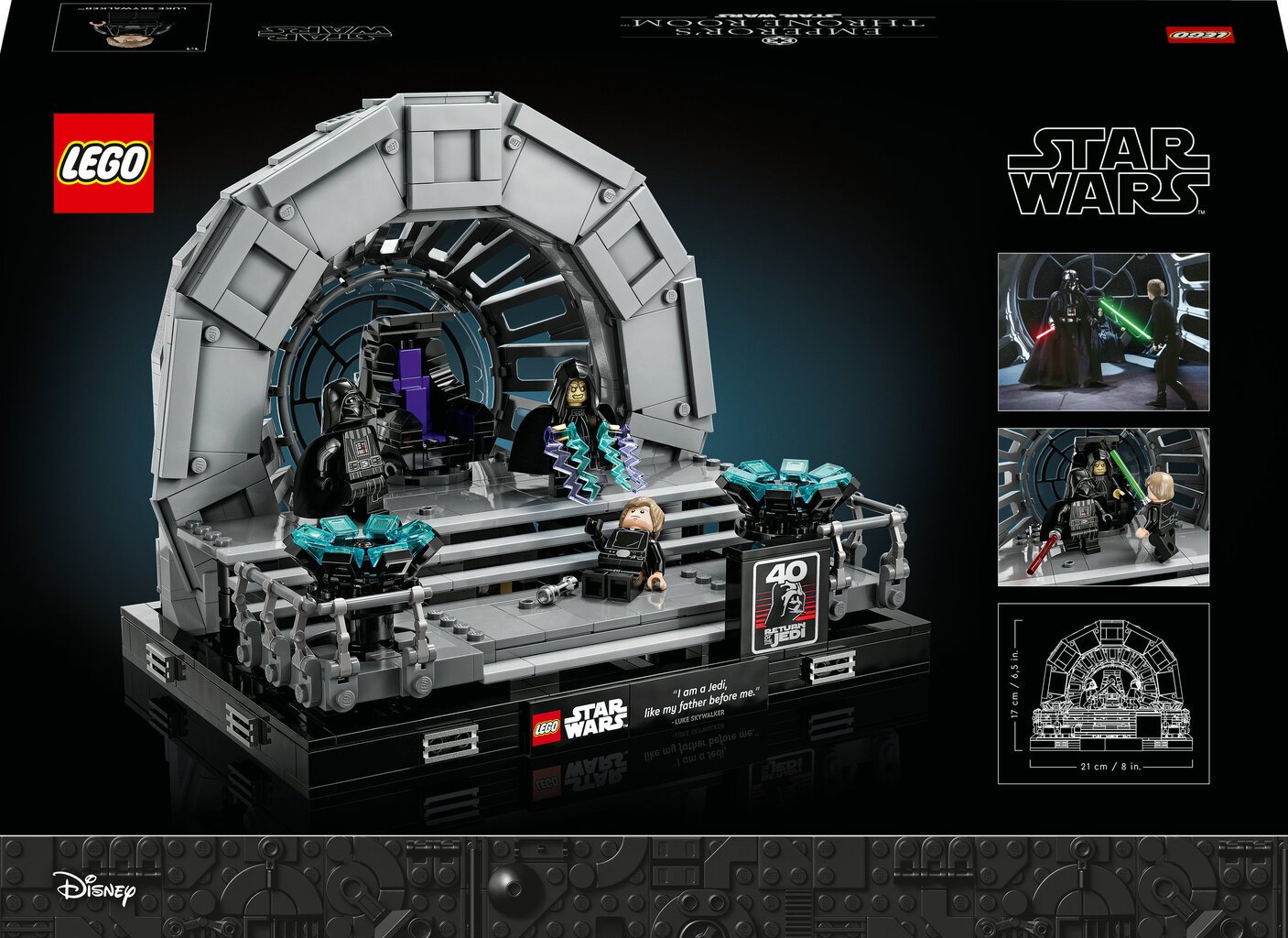 75352 LEGO® Star Wars Imperatoriaus sosto menės™ diorama kaina ir informacija | Konstruktoriai ir kaladėlės | pigu.lt