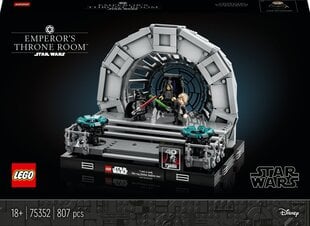 75352 LEGO® Star Wars™ Диорама Тронный зал императора цена и информация | Конструкторы и кубики | pigu.lt