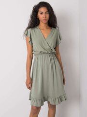 Suknelė moterims Och Bella 2016102938675, žalia kaina ir informacija | Suknelės | pigu.lt