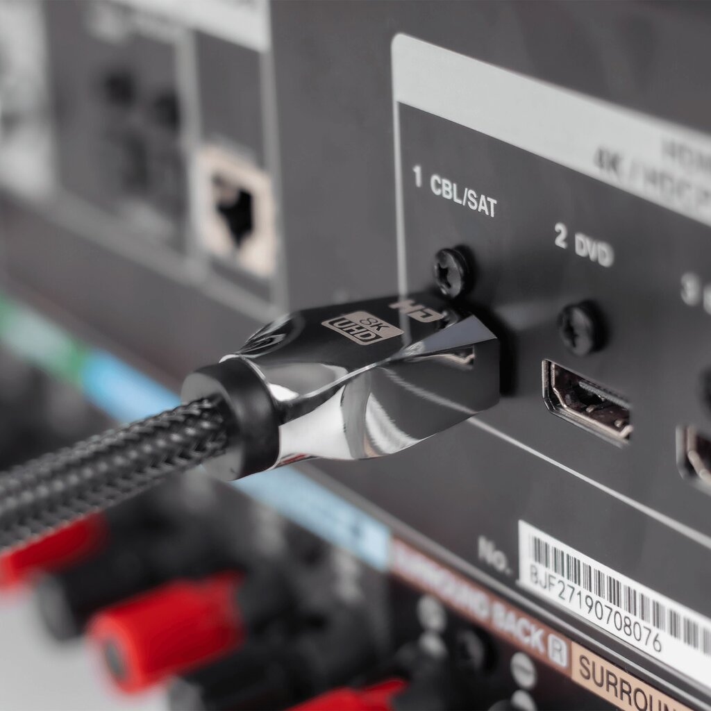 Reagle HDMI 2.1, 1.5m kaina ir informacija | Kabeliai ir laidai | pigu.lt