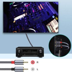 Reagle RCA kabelis, 2m цена и информация | Кабели и провода | pigu.lt
