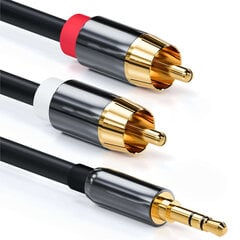 Regale RCA 3,5 mm, 3m цена и информация | Кабели и провода | pigu.lt