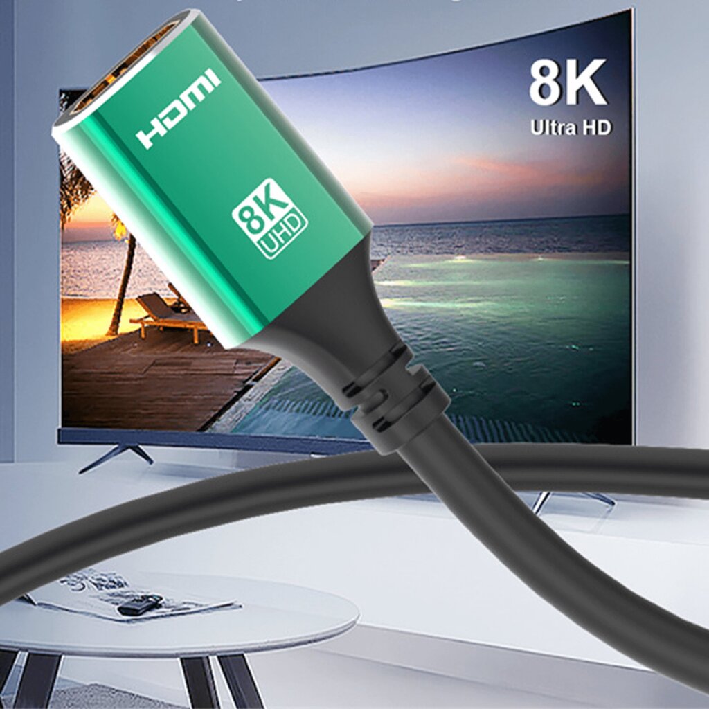 Reagle HDMI 2.1 8K, 0,5m kaina ir informacija | Kabeliai ir laidai | pigu.lt