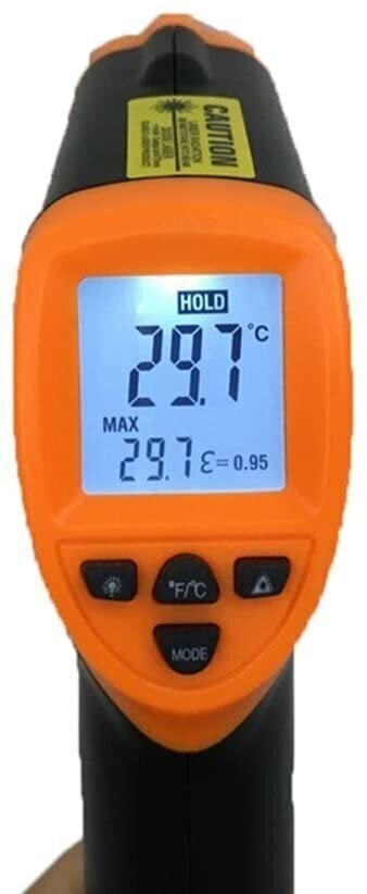 Pirometro bekontaktis lazerinis termometras цена и информация | Drėgmės, temperatūros, pH, ORP matuokliai | pigu.lt