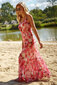 Suknelė moterims Makadamia, rožinė цена и информация | Suknelės | pigu.lt