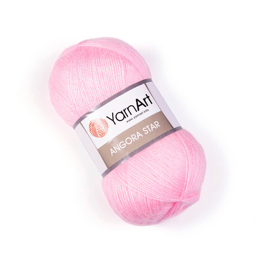 Mezgimo siūlai YarnAnrt Angora Star 217, 100 g цена и информация | Mezgimui | pigu.lt