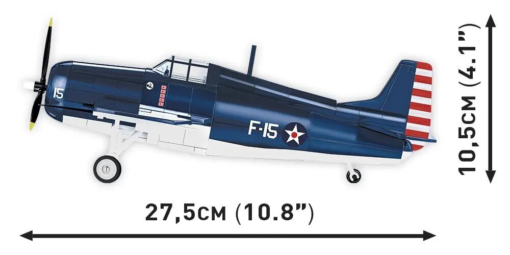 Konstruktorius Cobi Historical Collection F4F Wildcat, 375 det kaina ir informacija | Konstruktoriai ir kaladėlės | pigu.lt