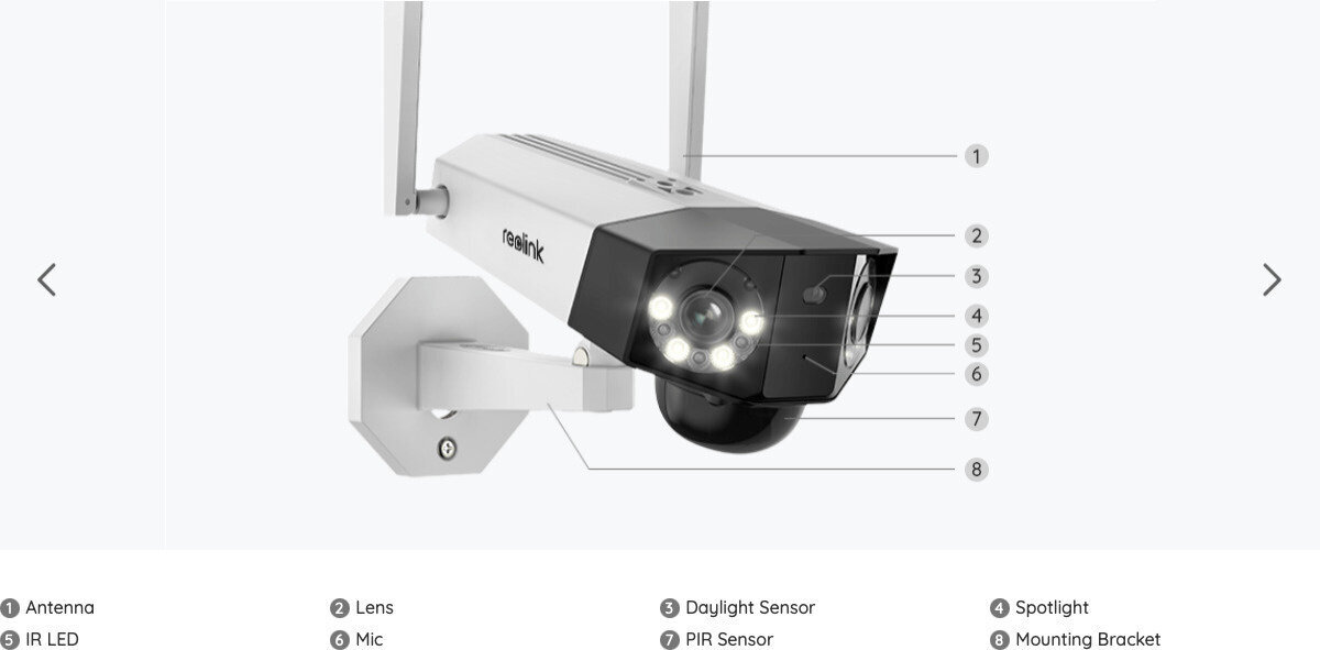 Stebėjimo kamera Reolink kaina ir informacija | Stebėjimo kameros | pigu.lt
