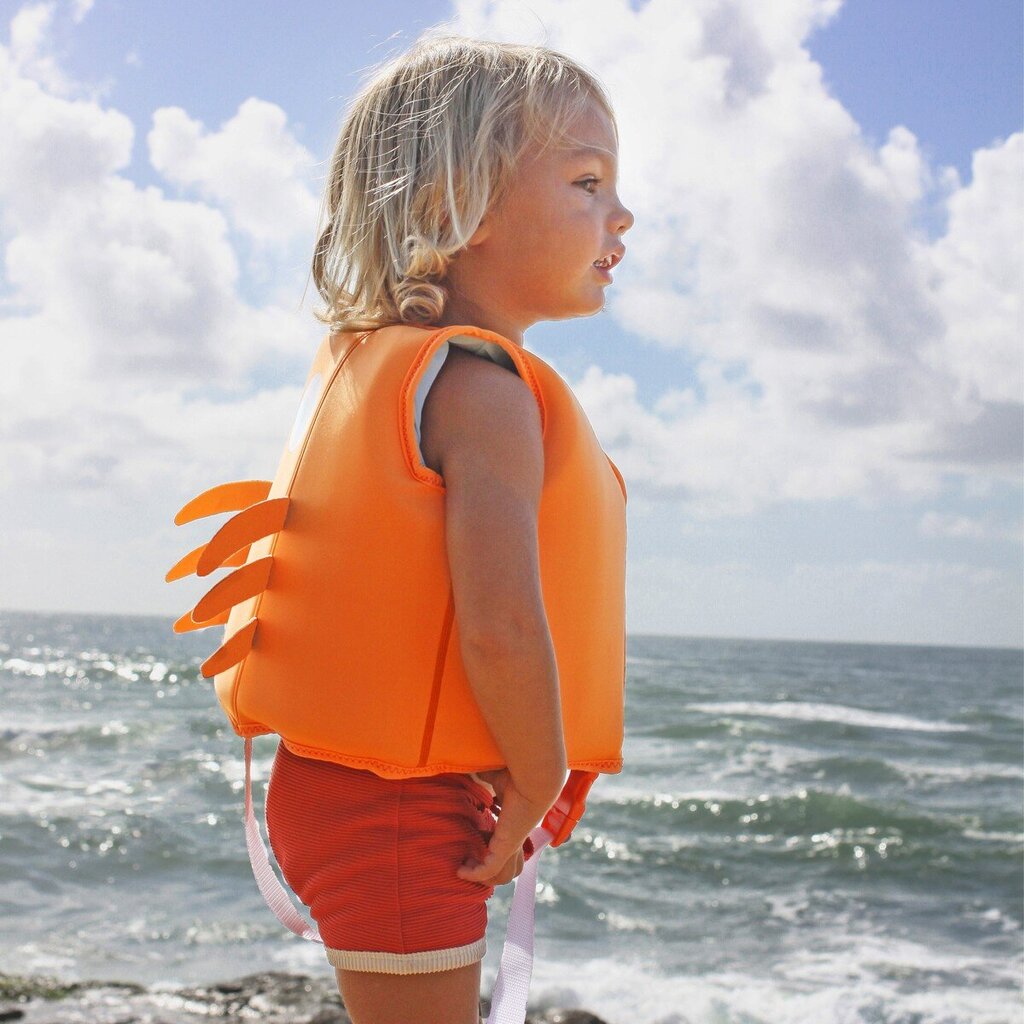 Plaukimo liemenė Sonny Neon Orange, L, orandžinė цена и информация | Plaukimo liemenės ir rankovės | pigu.lt