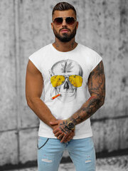 Marškinėliai vyramas Smoke O/1193Z-50863, balti kaina ir informacija | Vyriški marškinėliai | pigu.lt