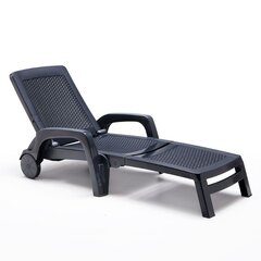 Paplūdimio kėdė Miami, pilka kaina ir informacija | Lauko kėdės, foteliai, pufai | pigu.lt