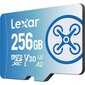 Lexar Fly LMSFLYX256G-BNNNG kaina ir informacija | Atminties kortelės telefonams | pigu.lt