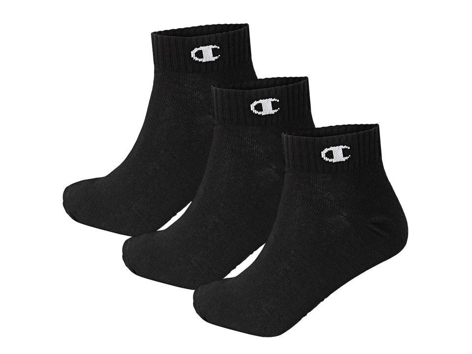 Sportinės kojinės vyrams Champion Y08QHM3C0-8VA, juodos, 3 poros kaina ir informacija | Vyriškos kojinės | pigu.lt