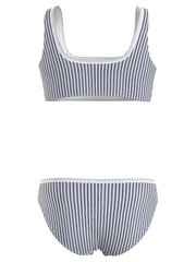 TOMMY HILFIGER Bralette Set Seersucker Indigo Blue 540125173 цена и информация | Купальники для девочек | pigu.lt