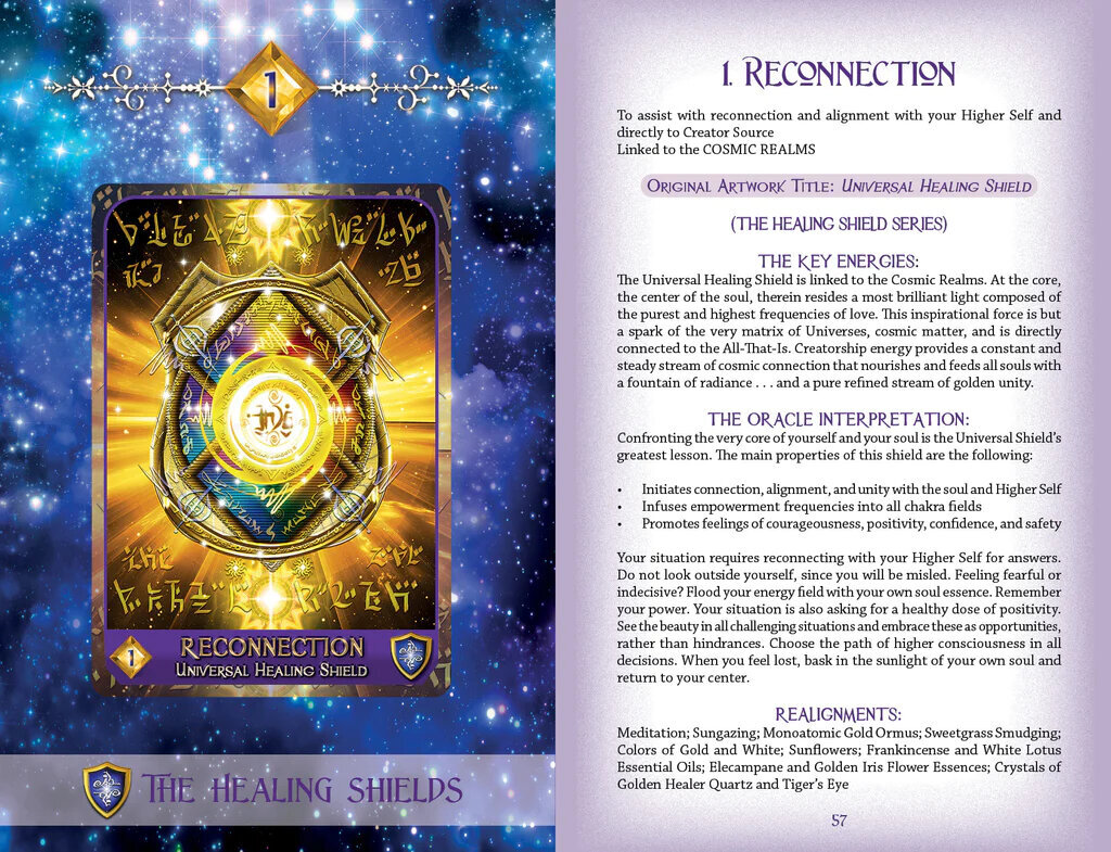 Taro kortos Schiffer Publishing Celestial Frequencies: Oracle Cards and Healing Activators цена и информация | Ezoterika | pigu.lt