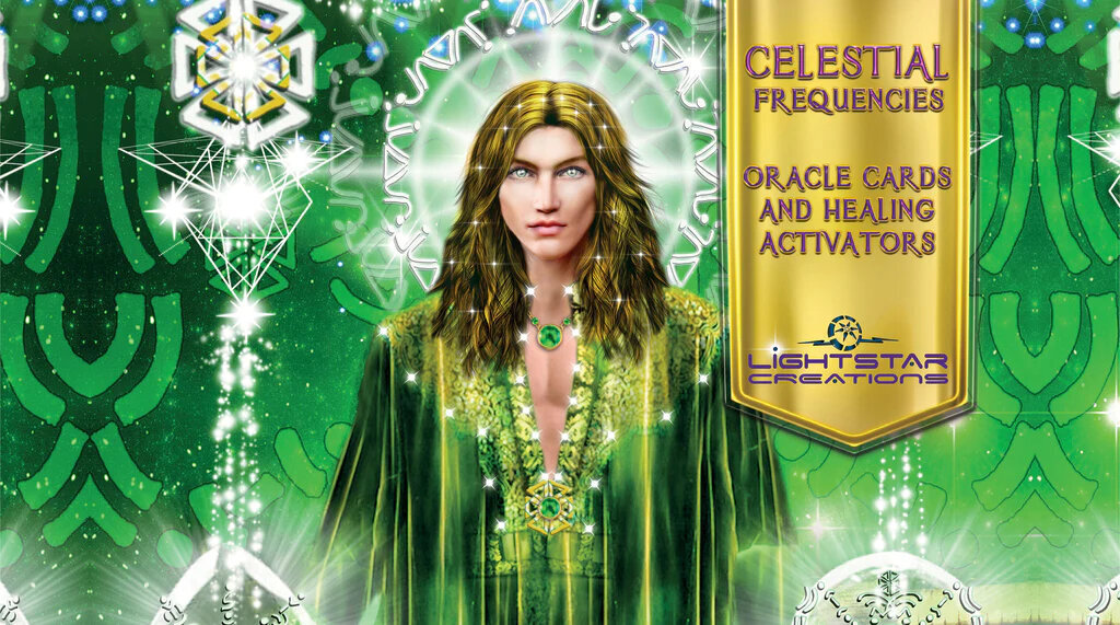 Taro kortos Schiffer Publishing Celestial Frequencies: Oracle Cards and Healing Activators цена и информация | Ezoterika | pigu.lt