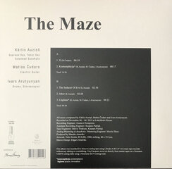 Vinilinė plokštelė Kārlis Auziņš, Matīss Čudars, Ivars Arutyunyan The Maze kaina ir informacija | Vinilinės plokštelės, CD, DVD | pigu.lt