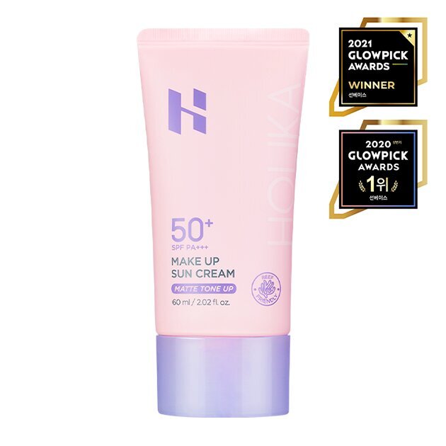 Tonuojantis kremas nuo saulės po makiažu Holika Holika Tone Up Make Up Sun Cream Matte SPF 50+, 60 ml kaina ir informacija | Kremai nuo saulės | pigu.lt