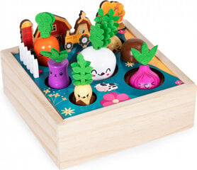 Деревянный ящик с овощами EcoToys цена и информация | Развивающие игрушки | pigu.lt