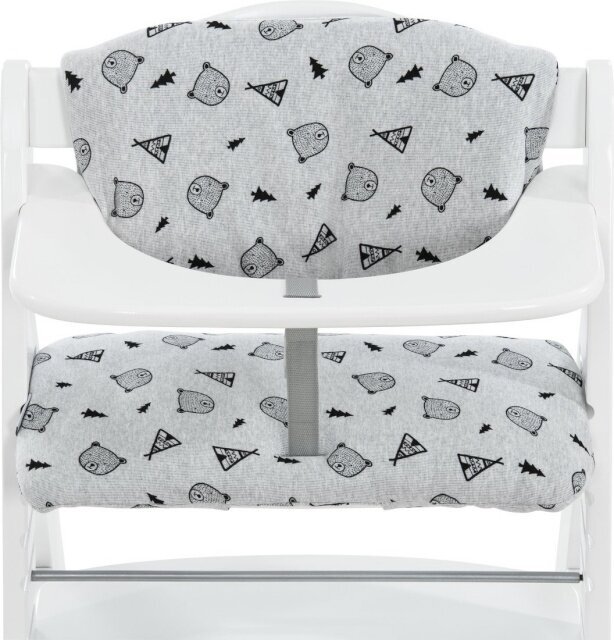 Maitinimo kėdutės pagalvėlė Hauck Deluxe, Nordic Grey kaina ir informacija | Maitinimo kėdutės | pigu.lt