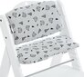 Maitinimo kėdutės pagalvėlė Hauck Deluxe, Nordic Grey kaina ir informacija | Maitinimo kėdutės | pigu.lt