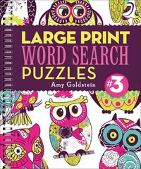 Large Print Word Search Puzzles 3 Large type / large print edition, Volume 3 kaina ir informacija | Knygos apie sveiką gyvenseną ir mitybą | pigu.lt